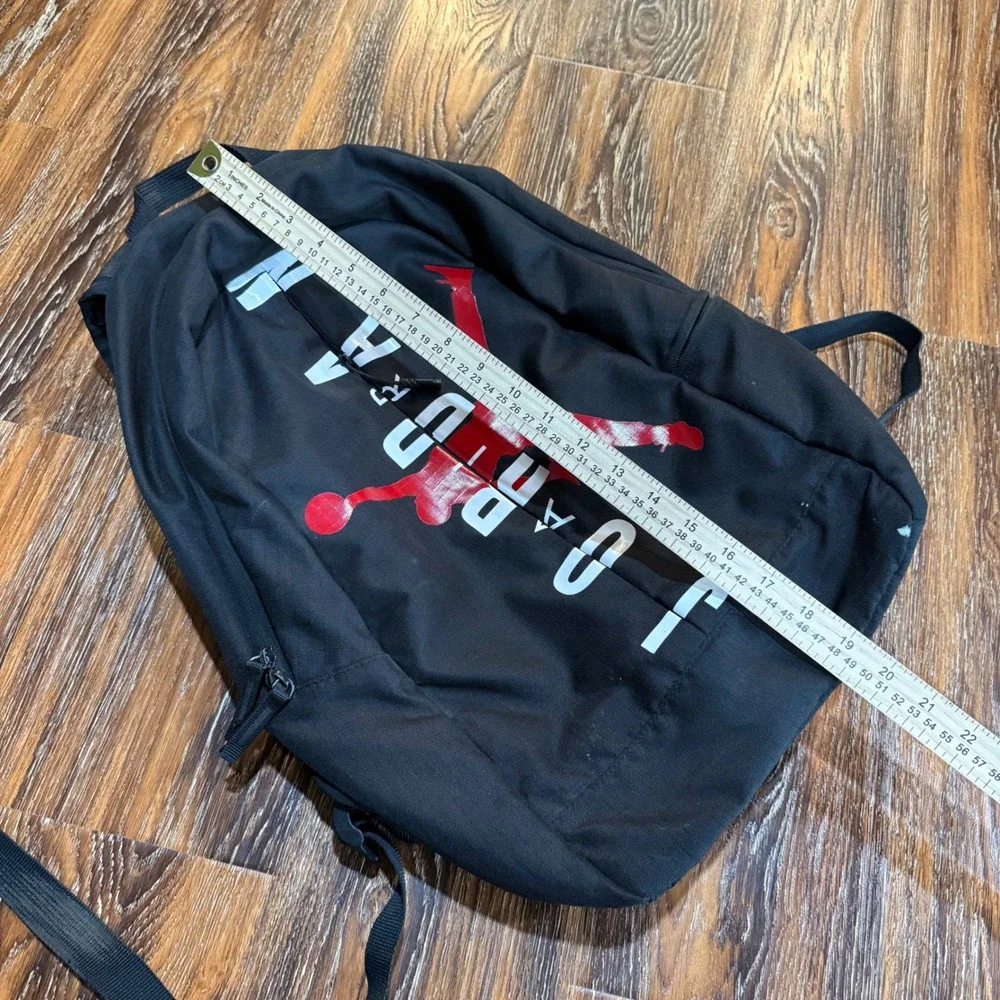 Jordan Jumpman Backpack Black Red Large Laptop Sleeve 0318-023 Sport Bag